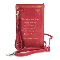 The Sleeping Beauty Vintage Book Clutch Bag In Vinyl