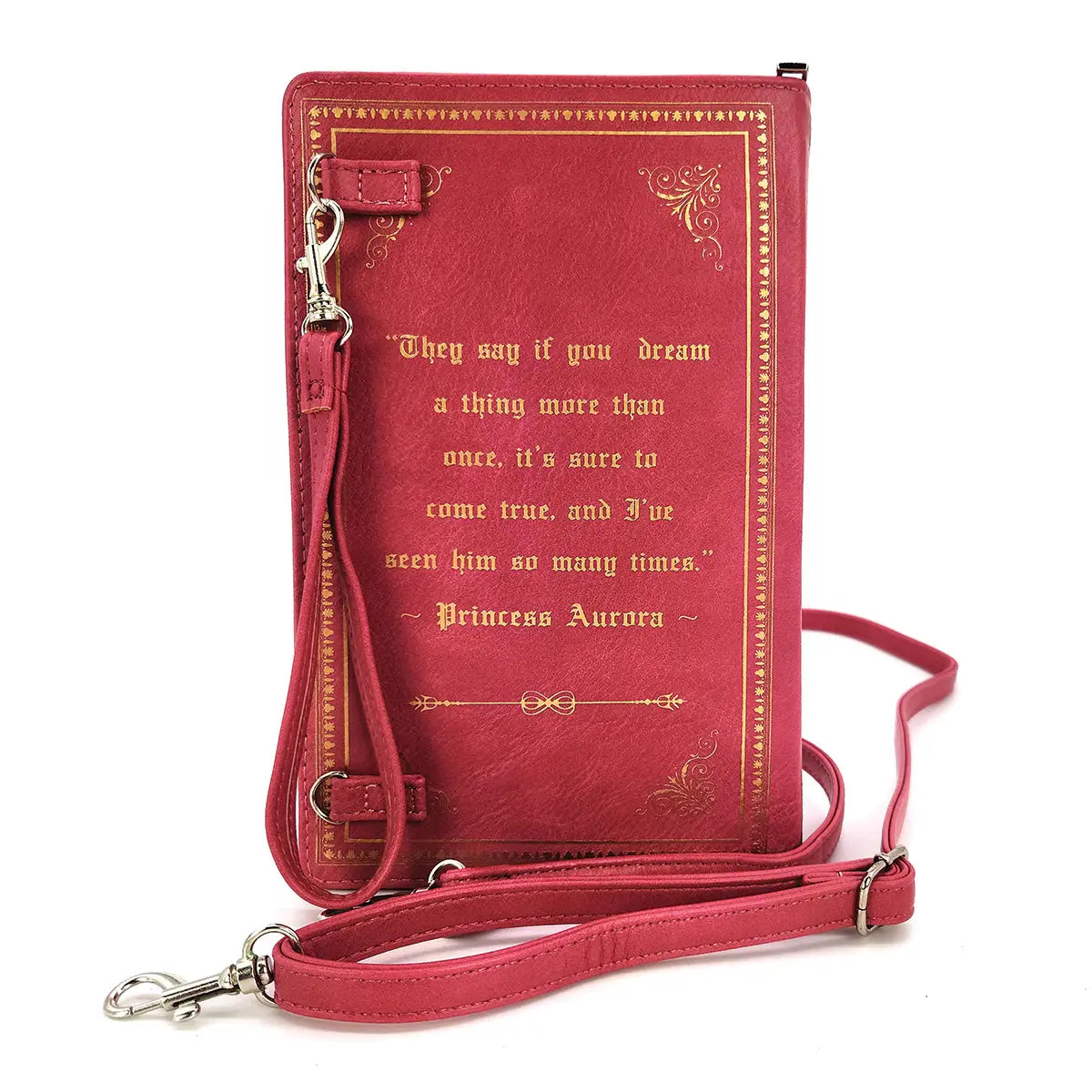 The Sleeping Beauty Vintage Book Clutch Bag In Vinyl