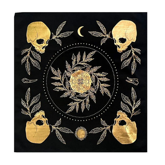Tarot Cloth - "Teeth and Bone"