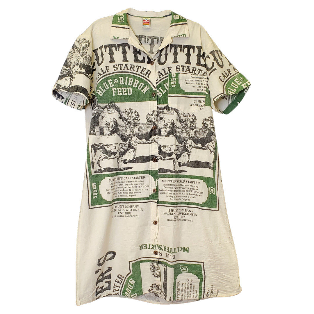 Dress With Buttons McCutters Cows