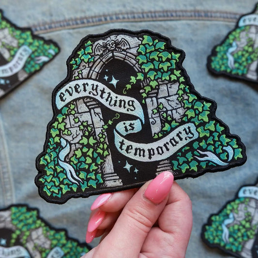 Everything Is Temporary - Woven Patch
