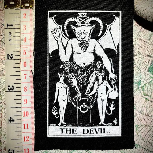 The Devil Tarot Card Patch.