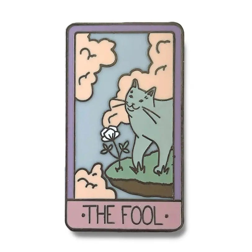 The Fool Tarot Card Pin - Enamel Pin