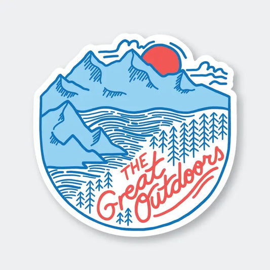 The Great Outdoors Sticker 2.96" X 2.96"