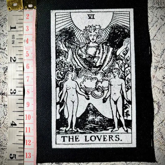 The Lovers Tarot Card Patch.