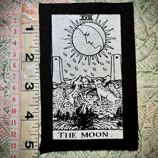 The Moon Tarot Card Patch.