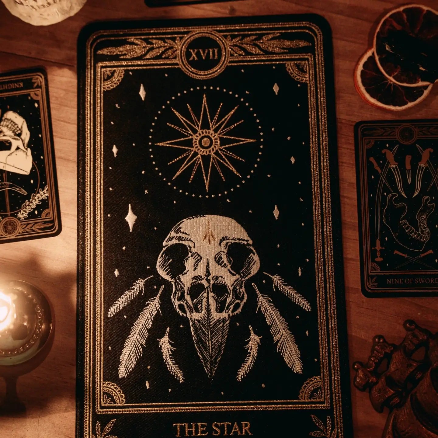 The Star Tarot Card Large Embroidered Patch