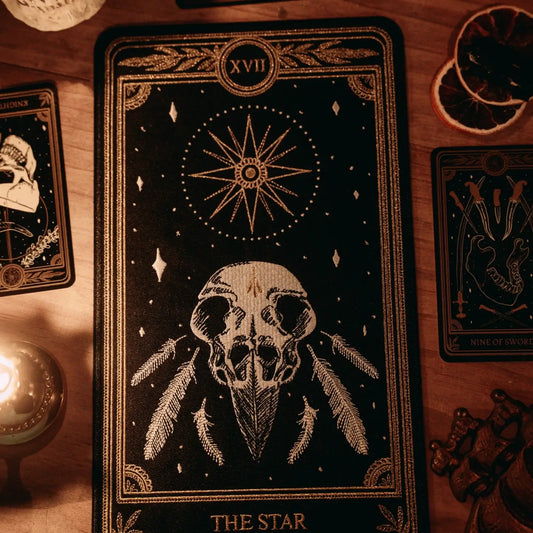 The Star Tarot Card Large Embroidered Patch