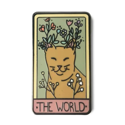 The World Taort Card- Hard Enamel Pin