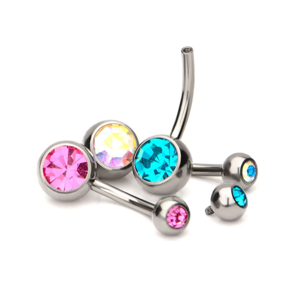 Bezel 4mm / 6mm Ball Jewel Navel