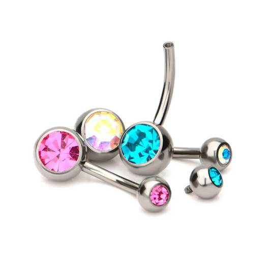 Bezel 4mm / 6mm Ball Jewel Navel