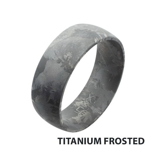 Titanium Frosted Ring Size 12