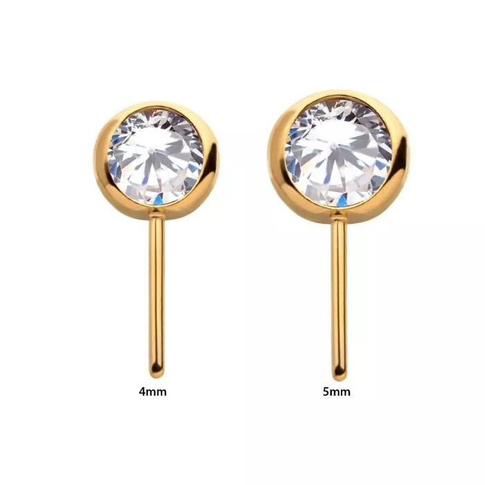 Gemme latérale en PVD 24 carats