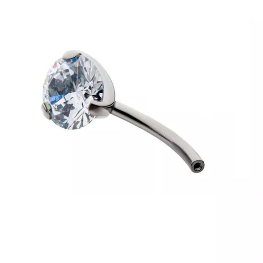 Prong 6mm Fixed Gem Bottom Only