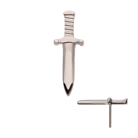Dagger Plain Titanium Threadless Top