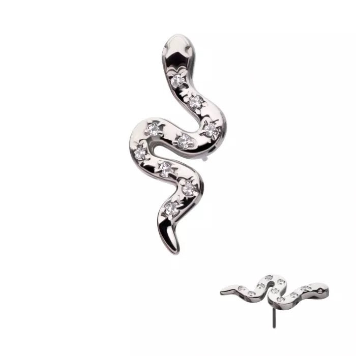 Snake 9 Prong Gem Threadless Top