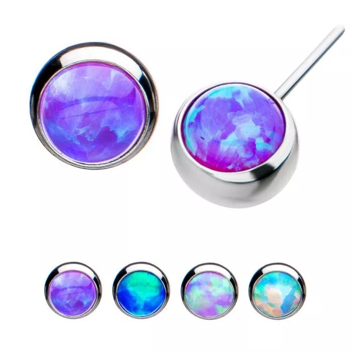 Conjunto de bisel de ópalo orientado lateralmente