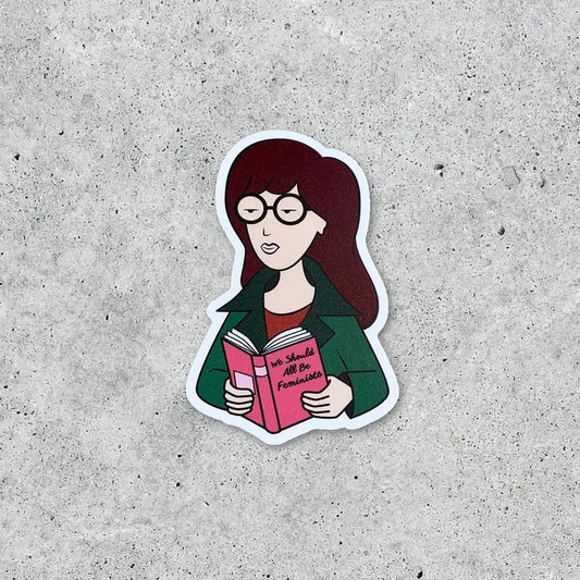 Daria Feminist Sticker