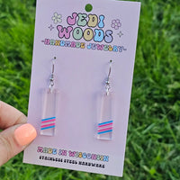 Transgender Bar Earrings