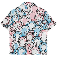 Trans Frog Button Up