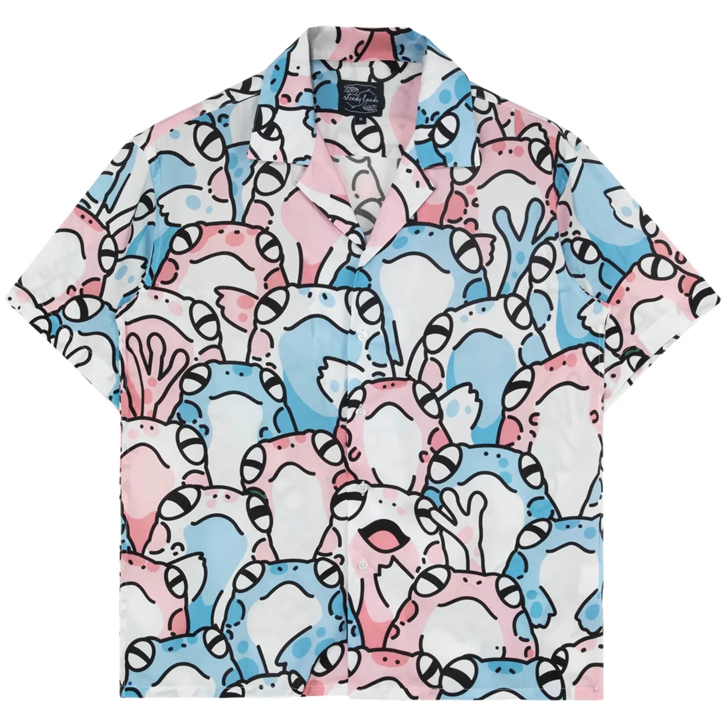 Trans Frog Button Up
