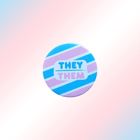 Trans They Them Pin