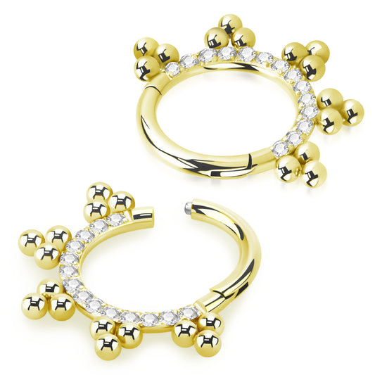Trinity Bead And 1 Row Cz