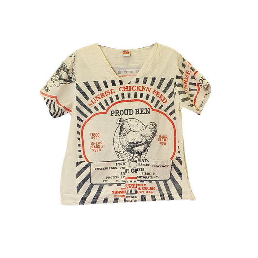 Shirt V-Neck Proud Hen