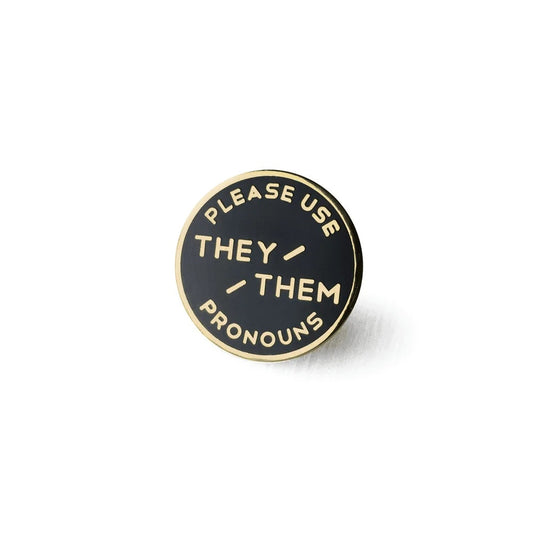 They / Them Pronoun Pin