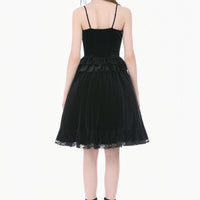 Lace Trimmed Top With Ruffles