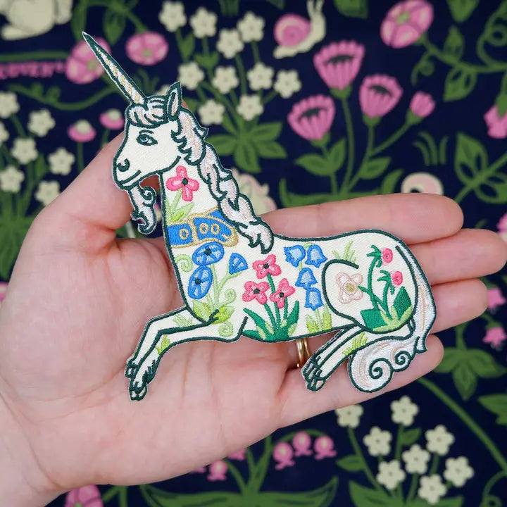 Unicorn Garden - Embroidered Patch