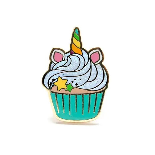 Unicorn Cupcake Pin