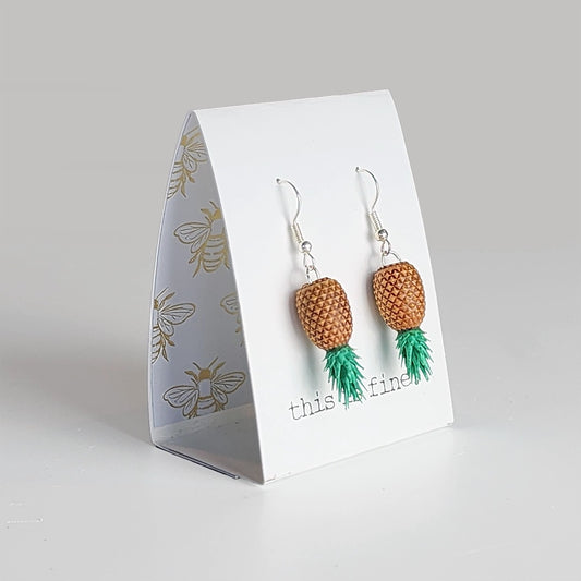 Upside Down Pineapple Earrings