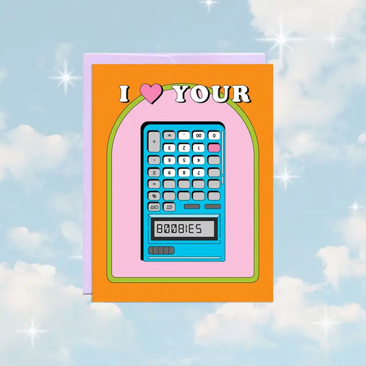 Boobies Calculater Card
