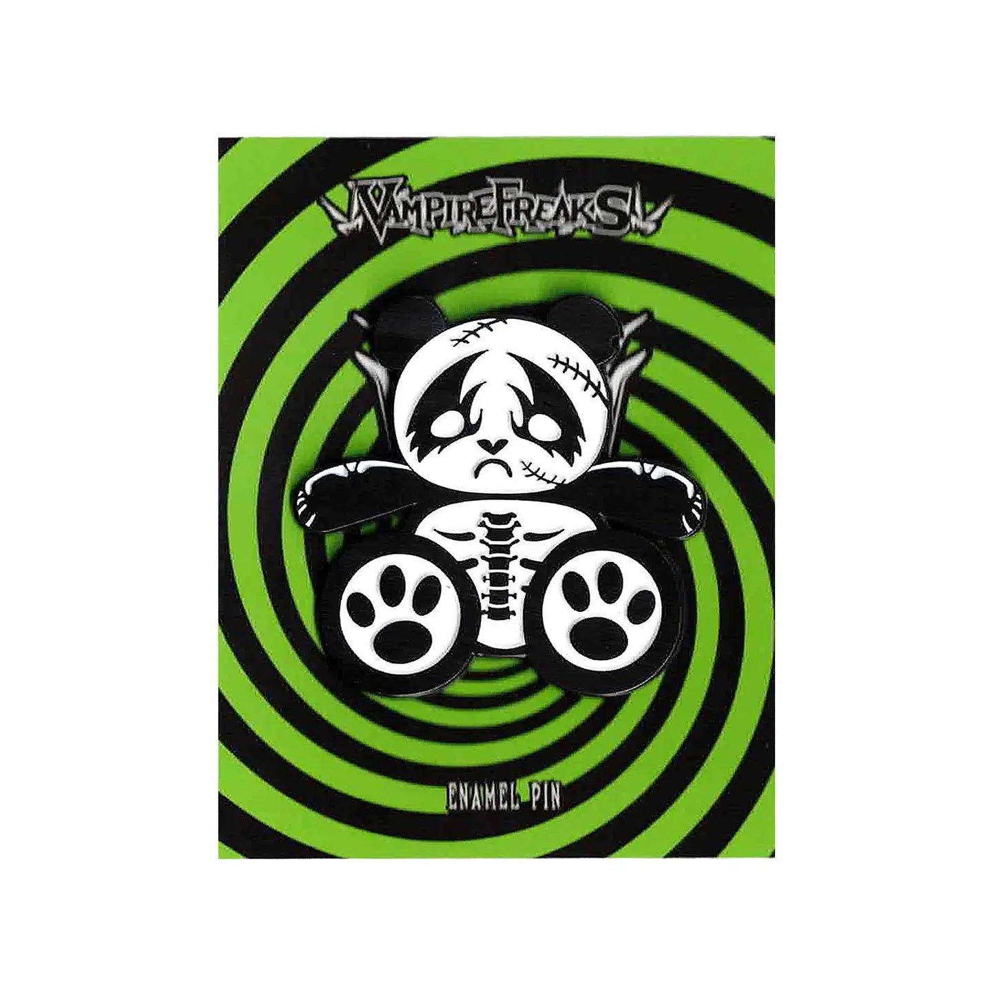 Death Metal Panda Enamel Pin