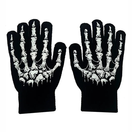 Dead Inside Skeleton Gloves