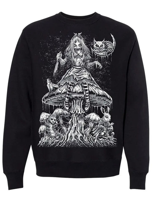 Alice Down the Rabbit Hole Sweatshirt
