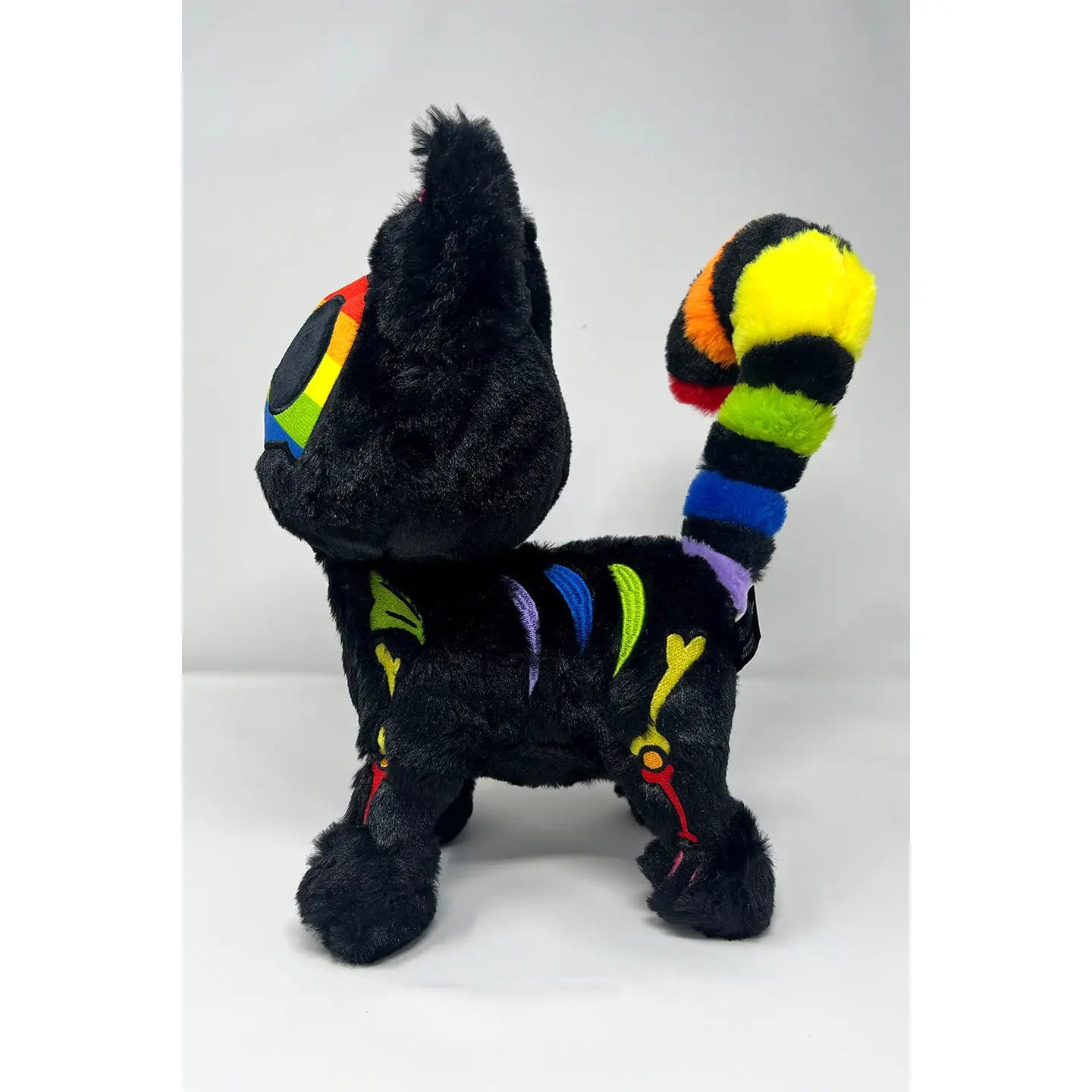 Rainbow Skelekitty Plush Toy