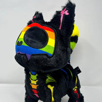 Rainbow Skelekitty Plush Toy