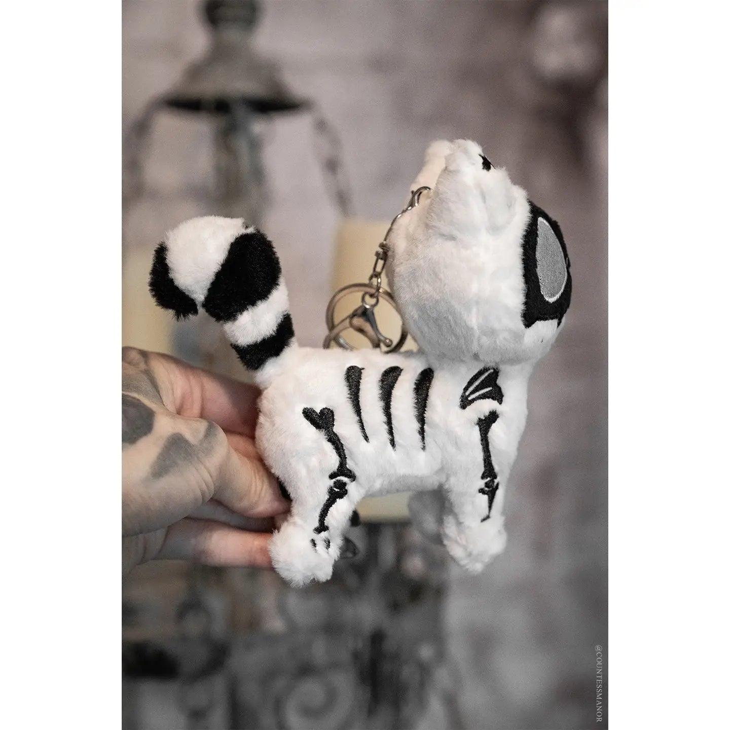 X-Ray Skelekitty Plush Keychain