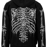 Bleeding Heart Skeleton Hoodie
