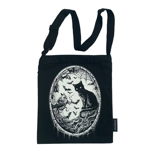 Shoulder Sling Zipper Tote Bag