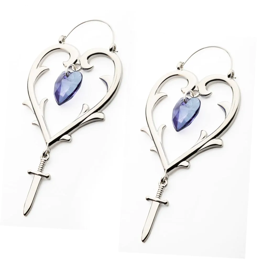 Vine Heart With Dagger Plug Hangers