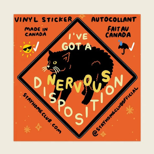 Nervous Disposition Vinyl Sticker