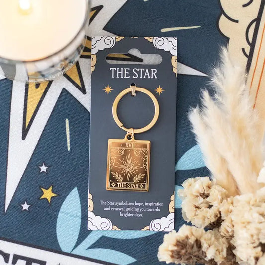 The Star Vintage Tarot Card Keyring