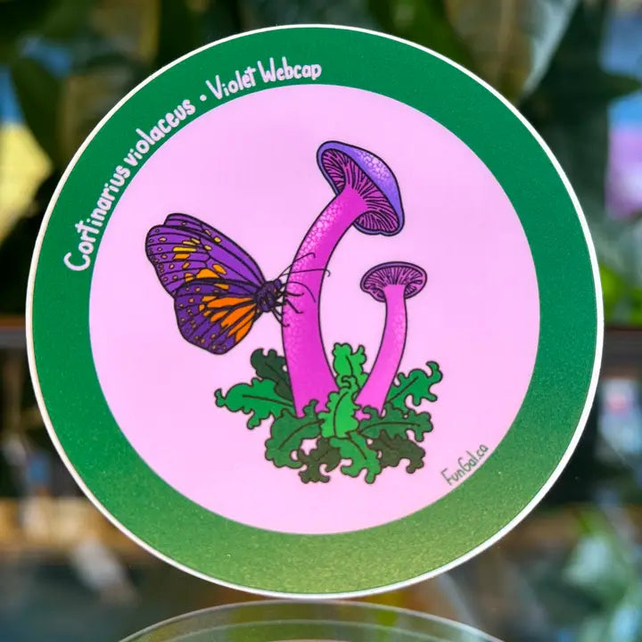 Violet Webcap Sticker