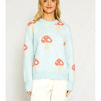 Mushroom Knit Sweater