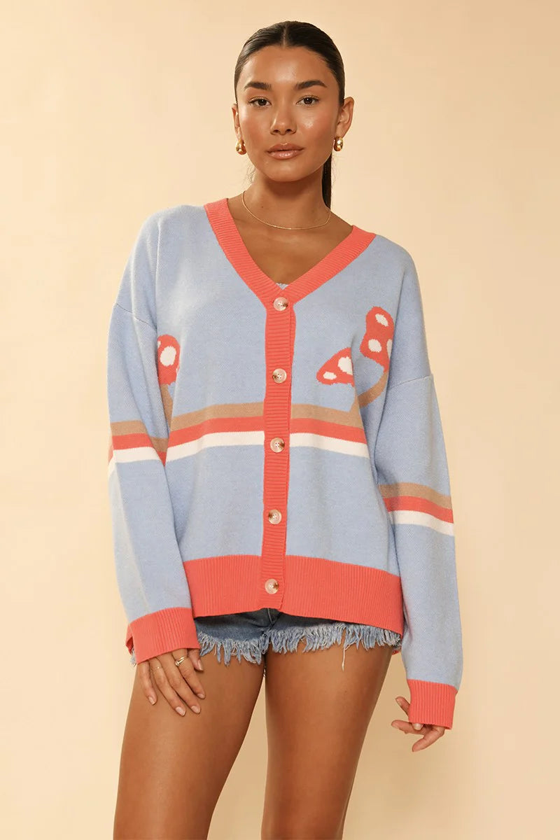 Mushroom Cardigan