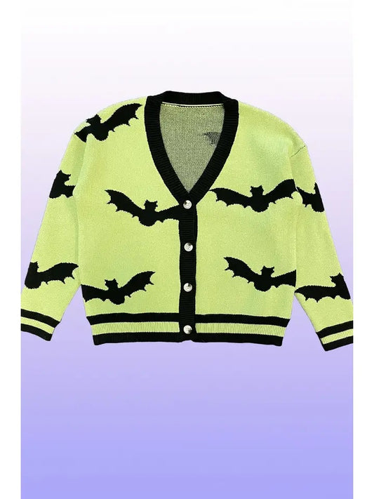 Halloween Knit Plus Size Cardigan