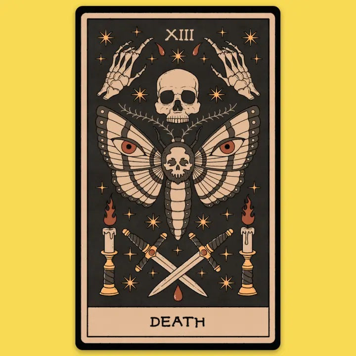 Death Tarot Card Sticker